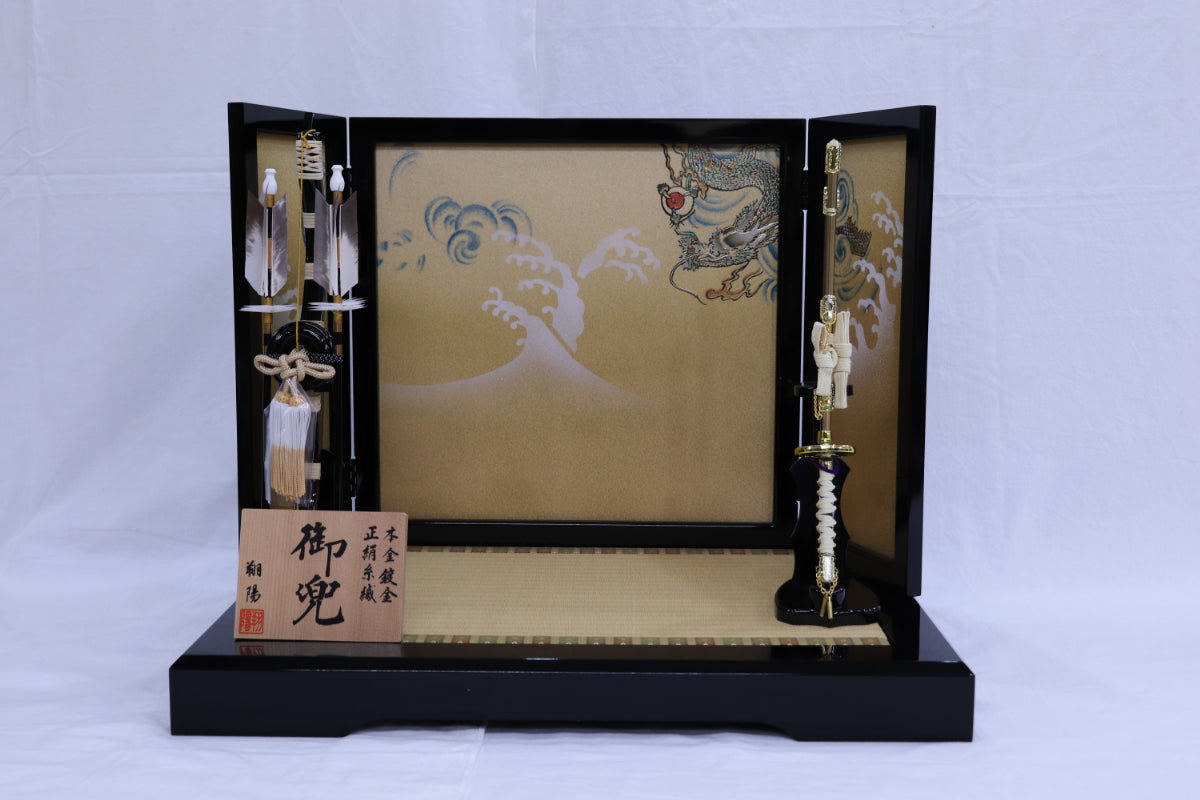 兜平飾りセット (60cmx40cmx48cm)【送料無料】