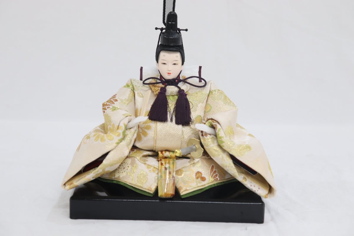 収納親王飾り雛人形セット(55cmx39cmx51cm)