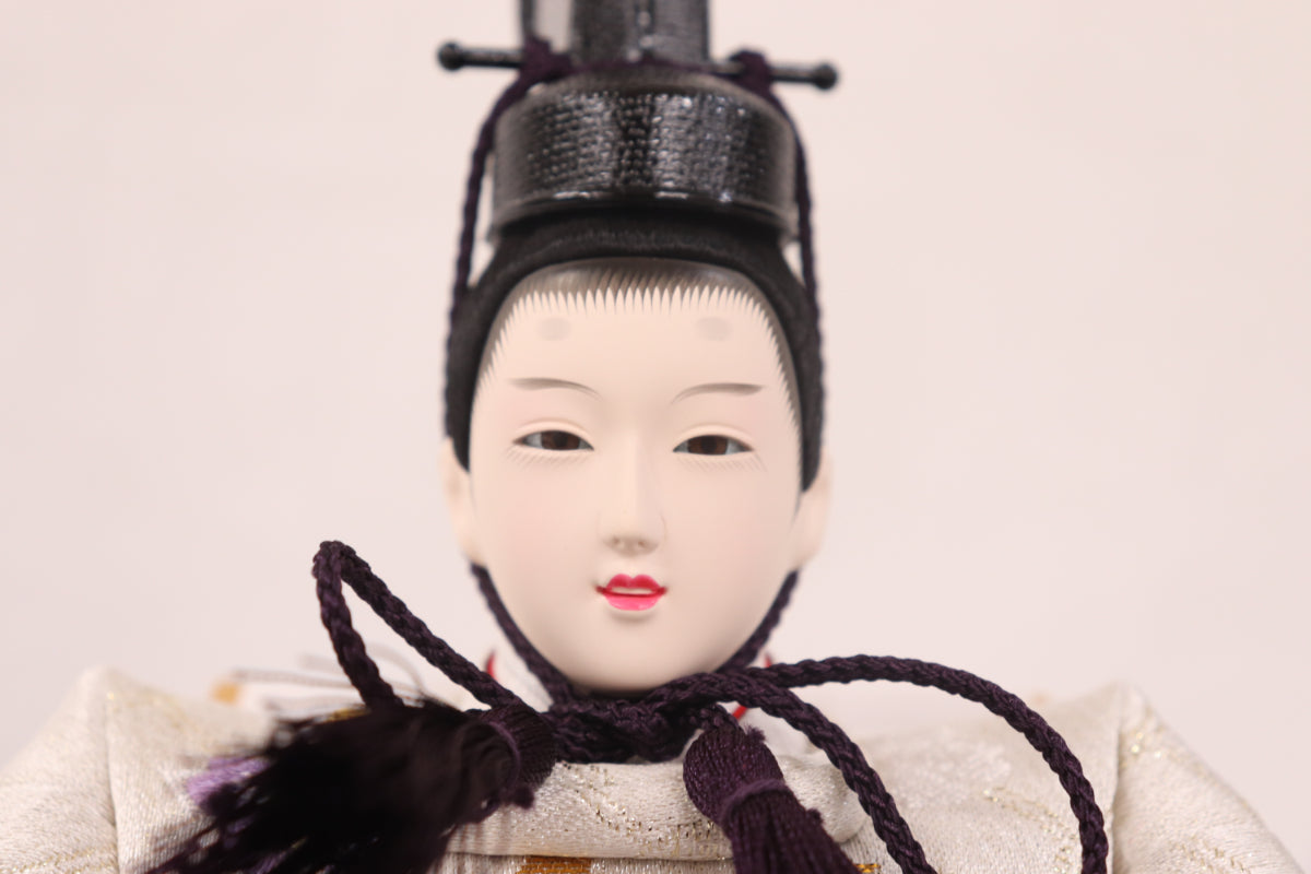 収納五人飾り雛人形セット(60cmx52cmx58cm)