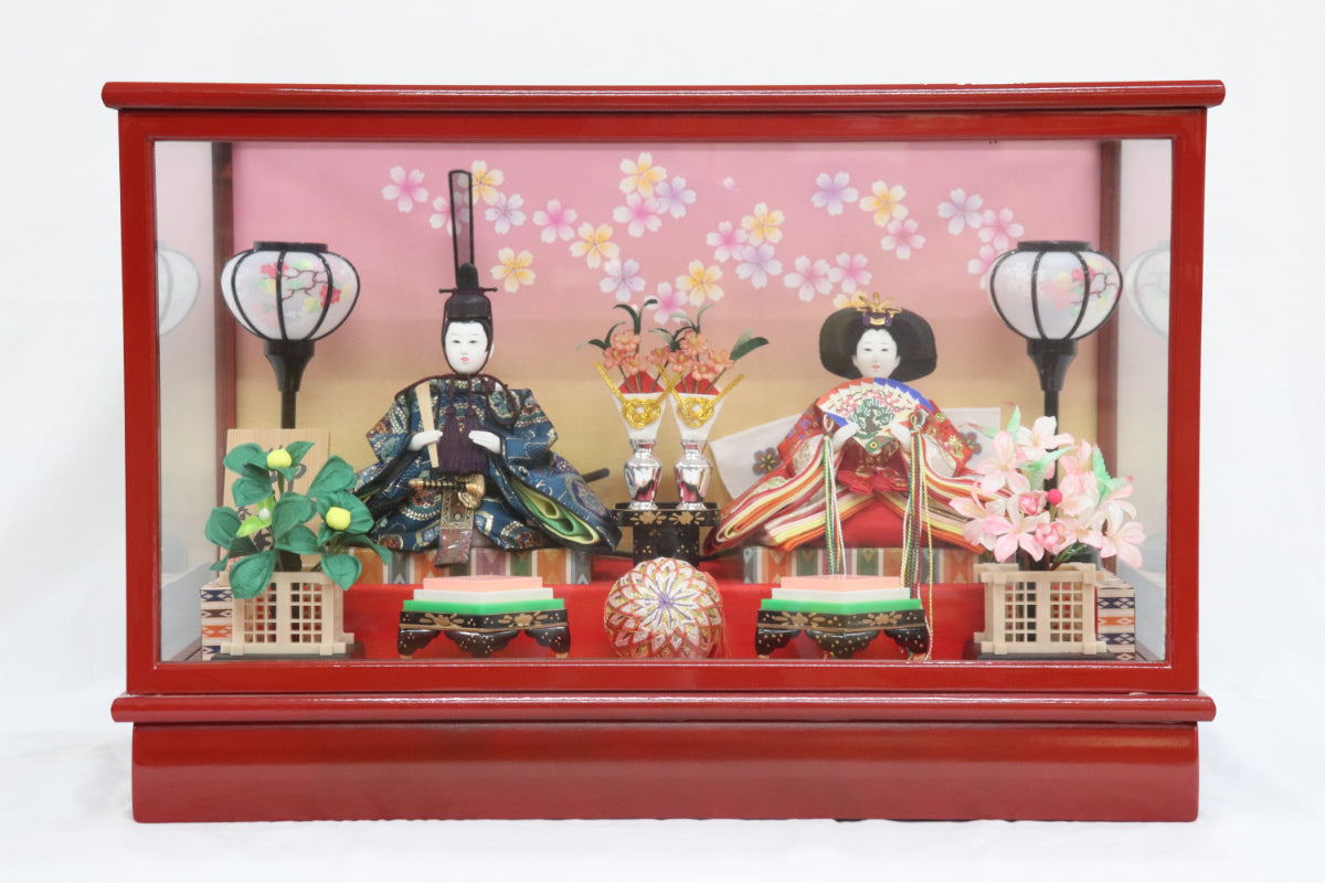 雛人形ガラスケース(55cmx28cmx37cm)