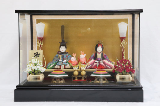 雛人形ガラスケース (48cmx28cmx35cm)