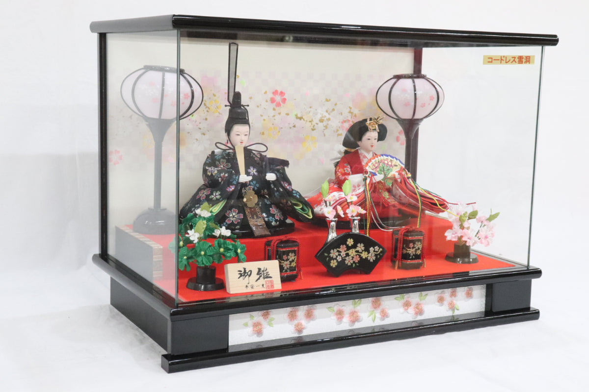 雛人形ガラスケース(46cmx26cmx33cm)