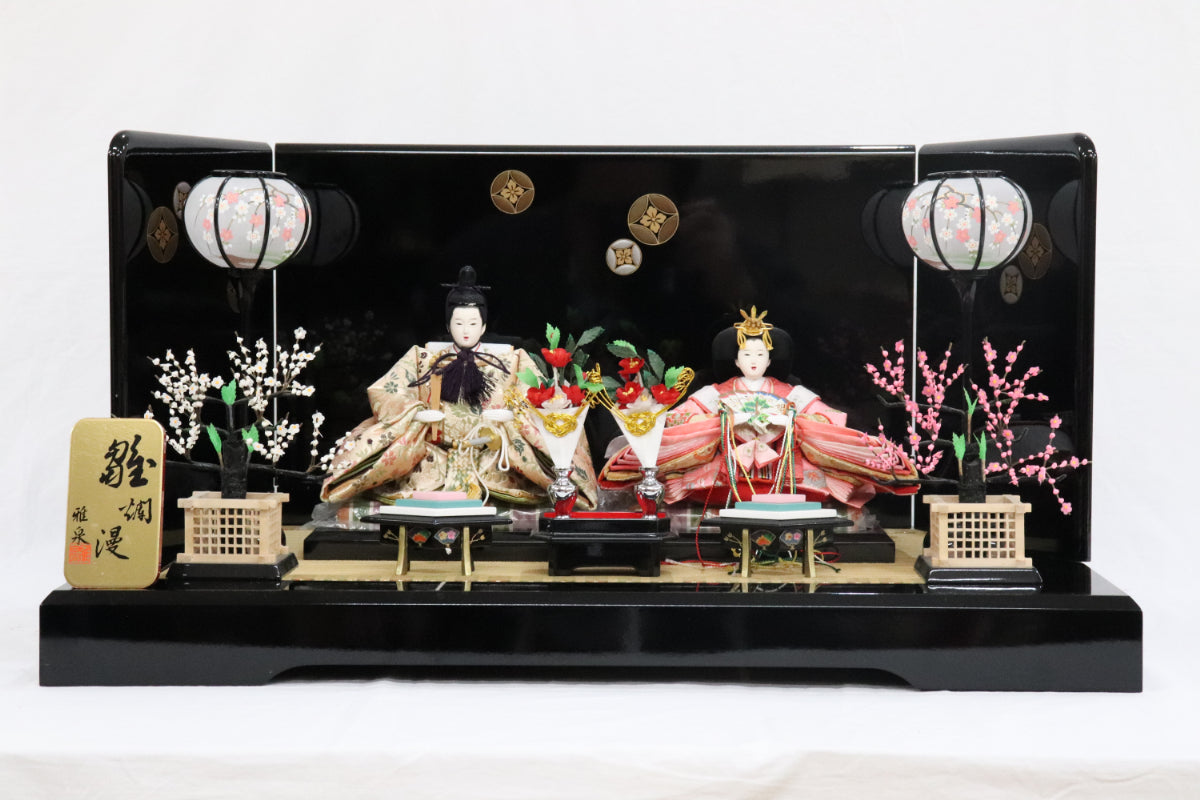 ご奉仕品】親王飾り雛人形セット（70cm×37cm×36cm） – 大野屋公式 