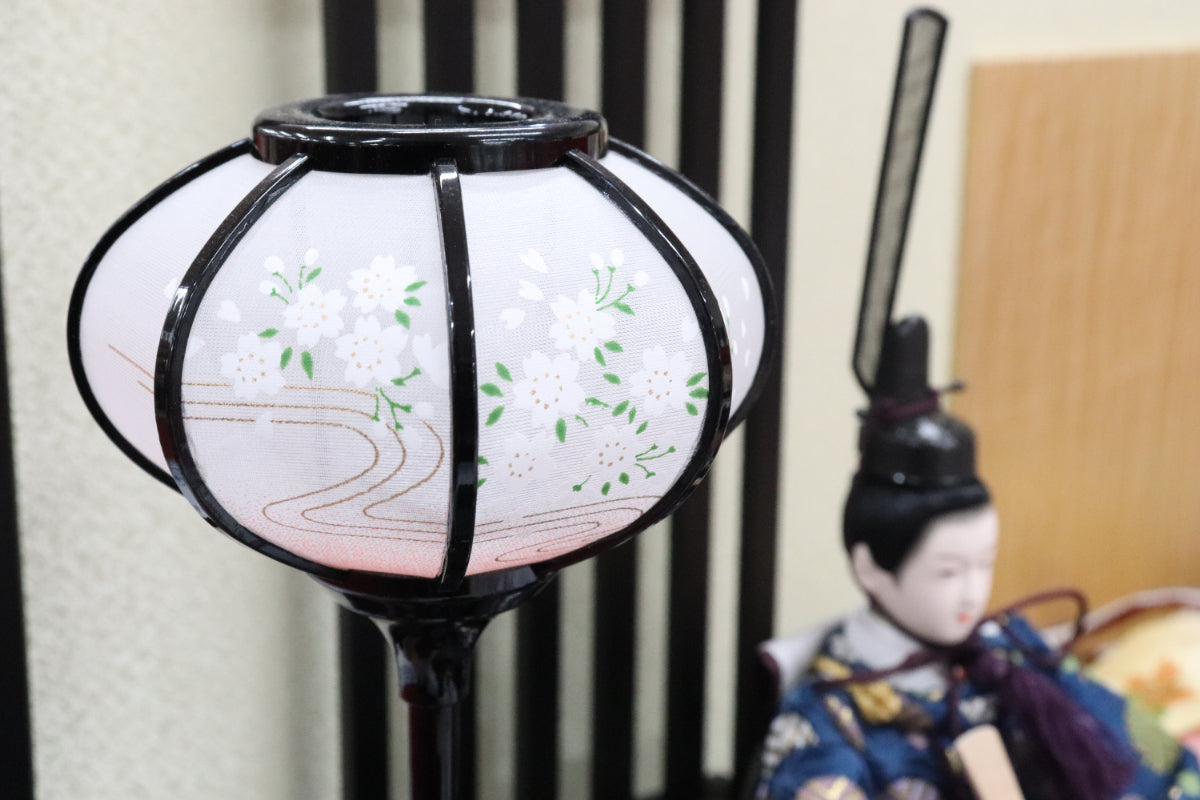 親王飾り雛人形セット(55cmx27cmx30cm)