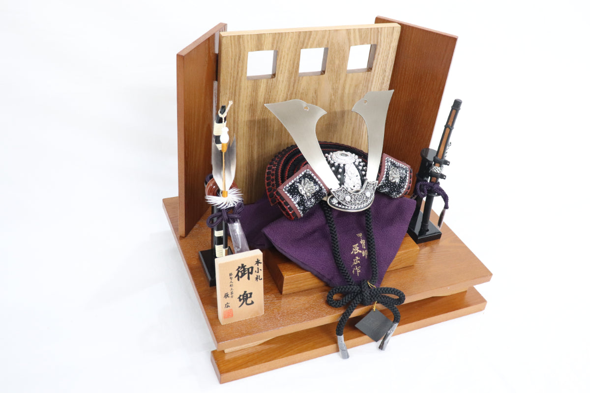 兜平飾りセット (40cmx30cmx34cm)【送料無料】