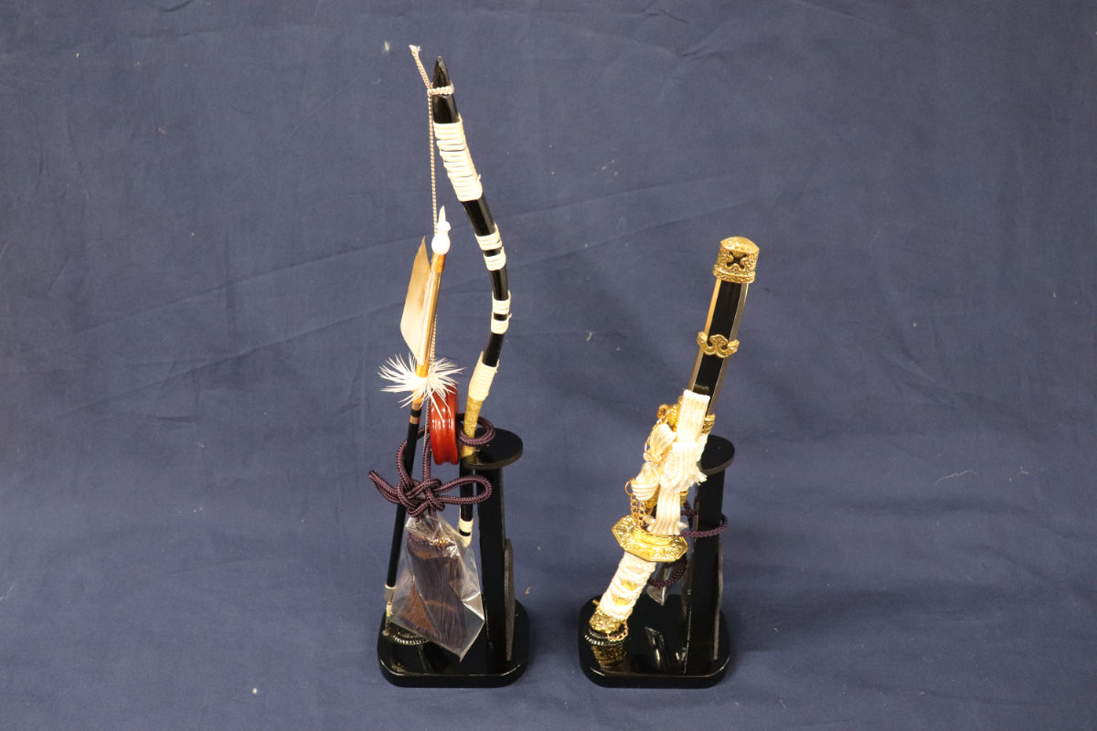 着用兜平飾り五月人形セット (60cmx45cmx78cm)【送料無料】