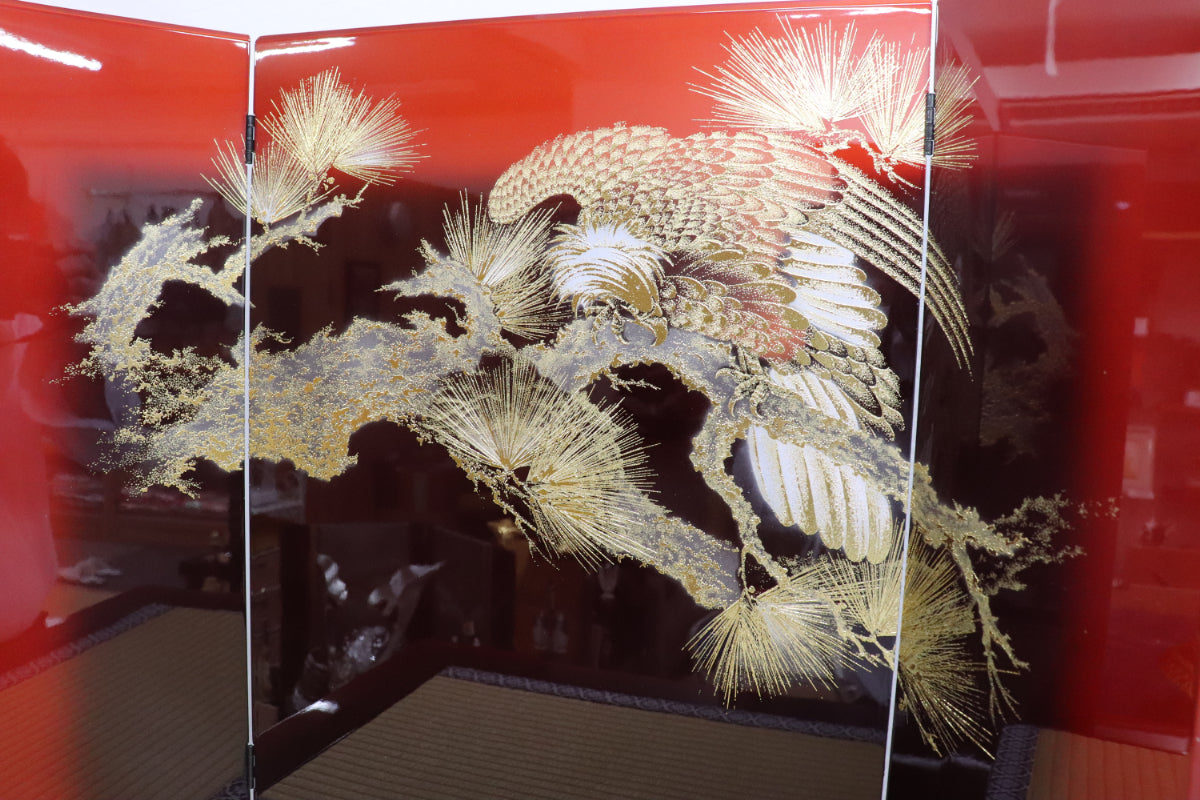 兜平飾り着用五月人形セット (65cmx50cmx88cm)