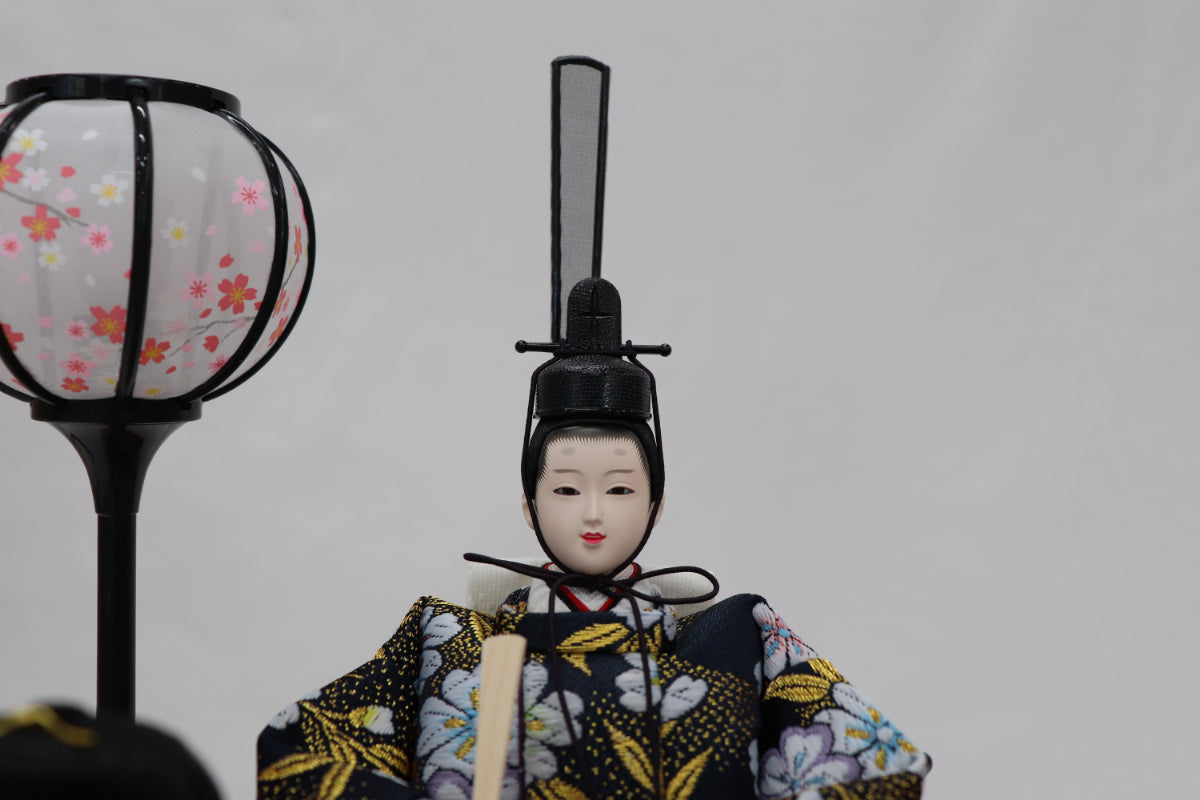 五人飾り雛人形アクリルケース (53cmx33cmx40cm)