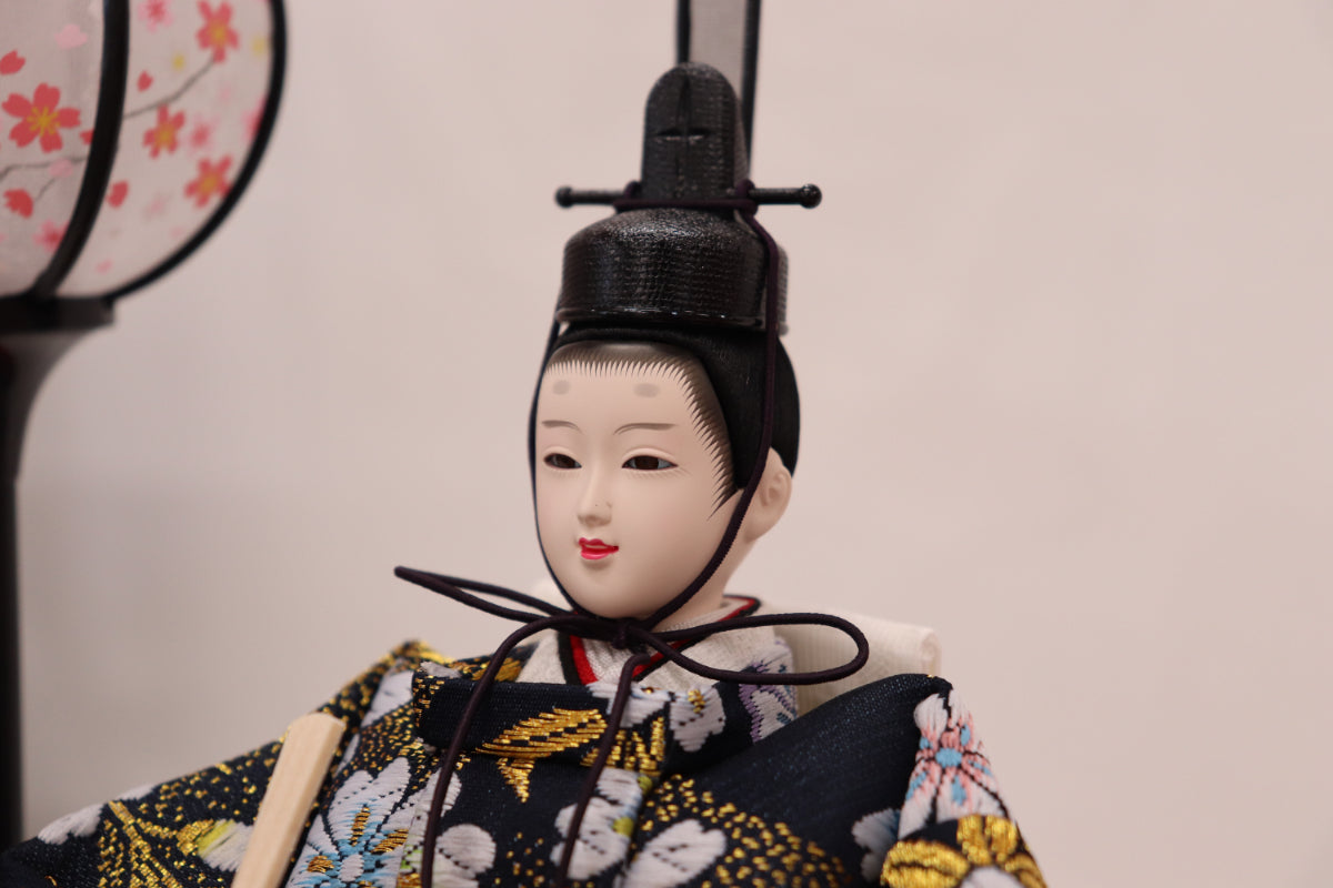 五人飾り雛人形アクリルケース (53cmx33cmx40cm)