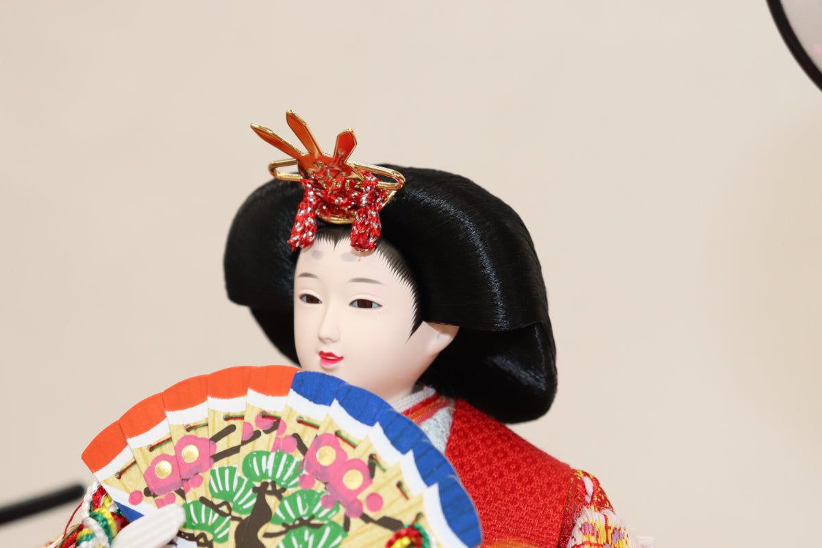 五人飾り雛人形アクリルケース (53cmx33cmx40cm)