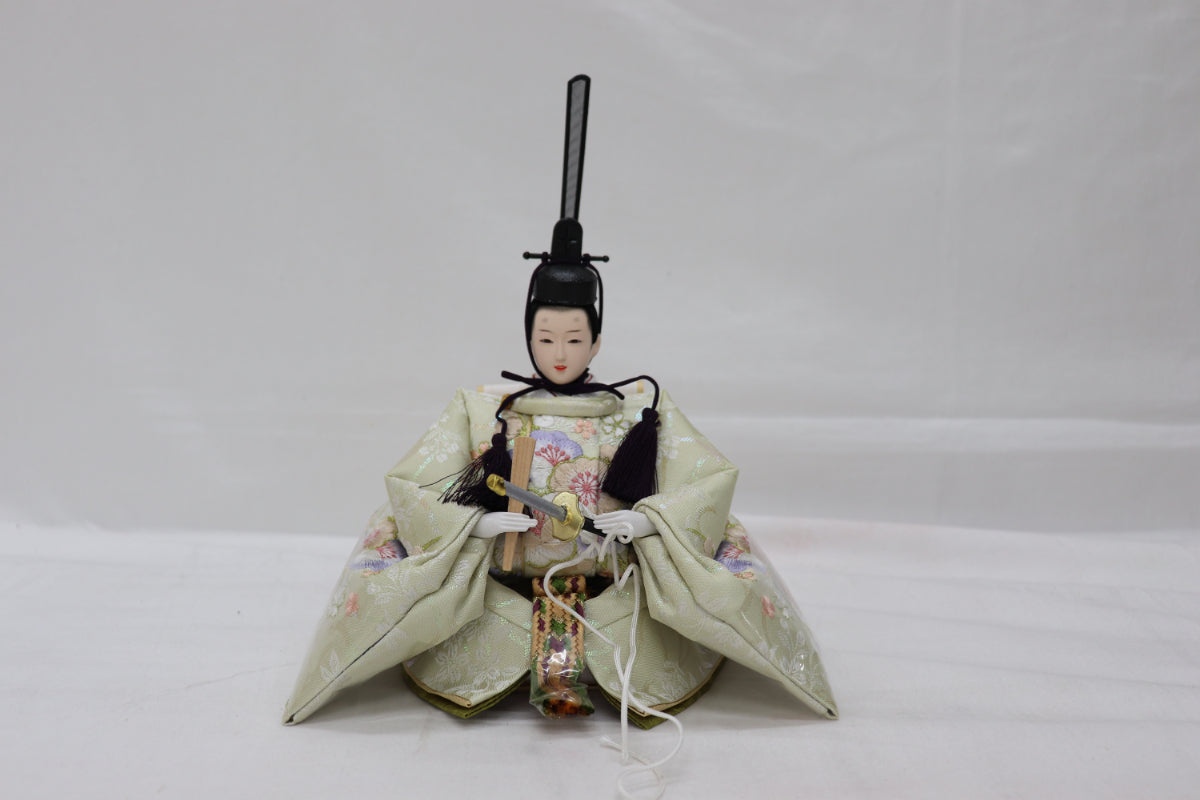収納五人飾り雛人形セット(60cmx58cmx68cm)