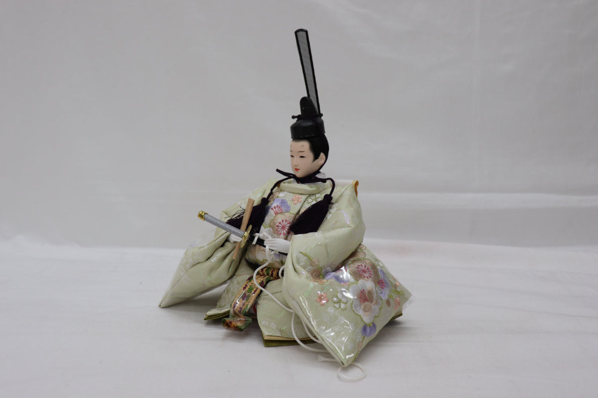 収納五人飾り雛人形セット(60cmx58cmx68cm)