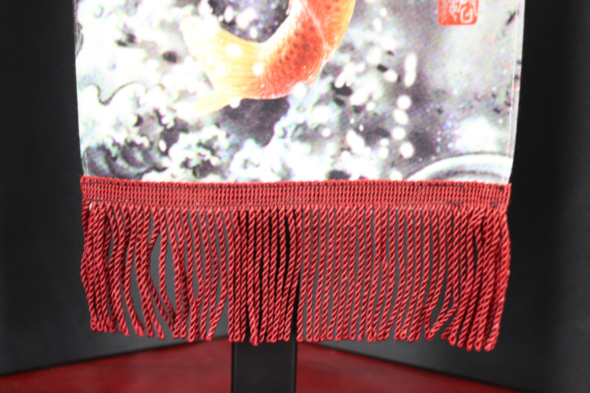 山水昇り龍 中 (27cmx13cmx75cm)