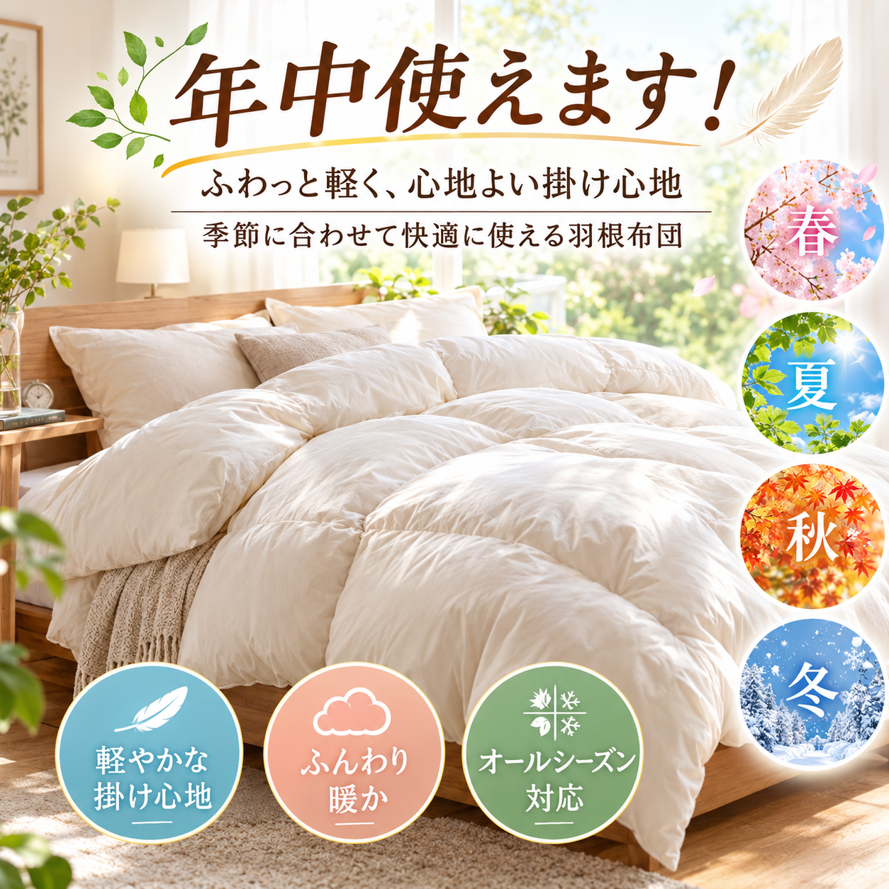 羽根布団・羽毛布団
