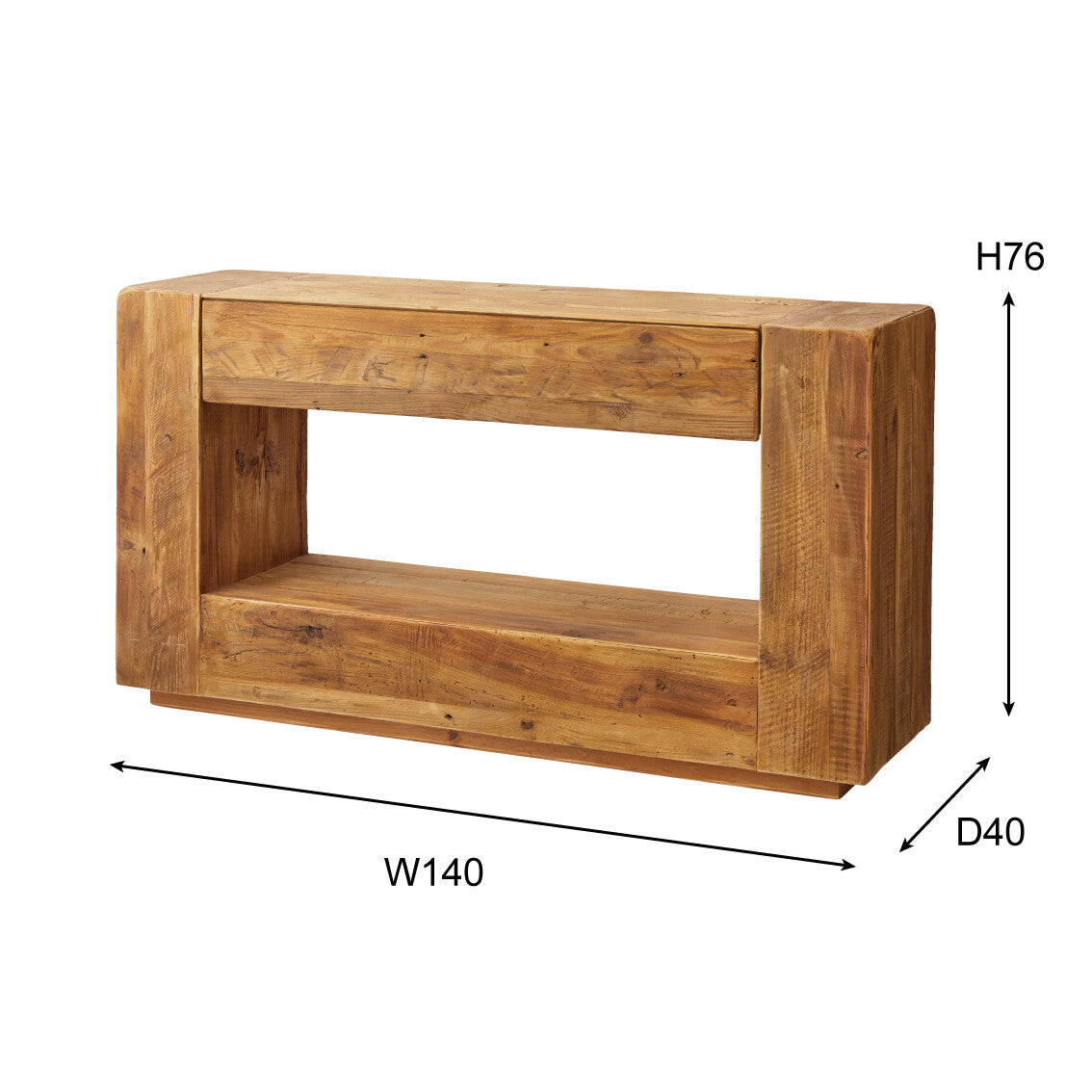 コンソール キャビネット 木製 収納棚 リビング収納 古材 ヴィンテージ コンソールテーブル サイドボード