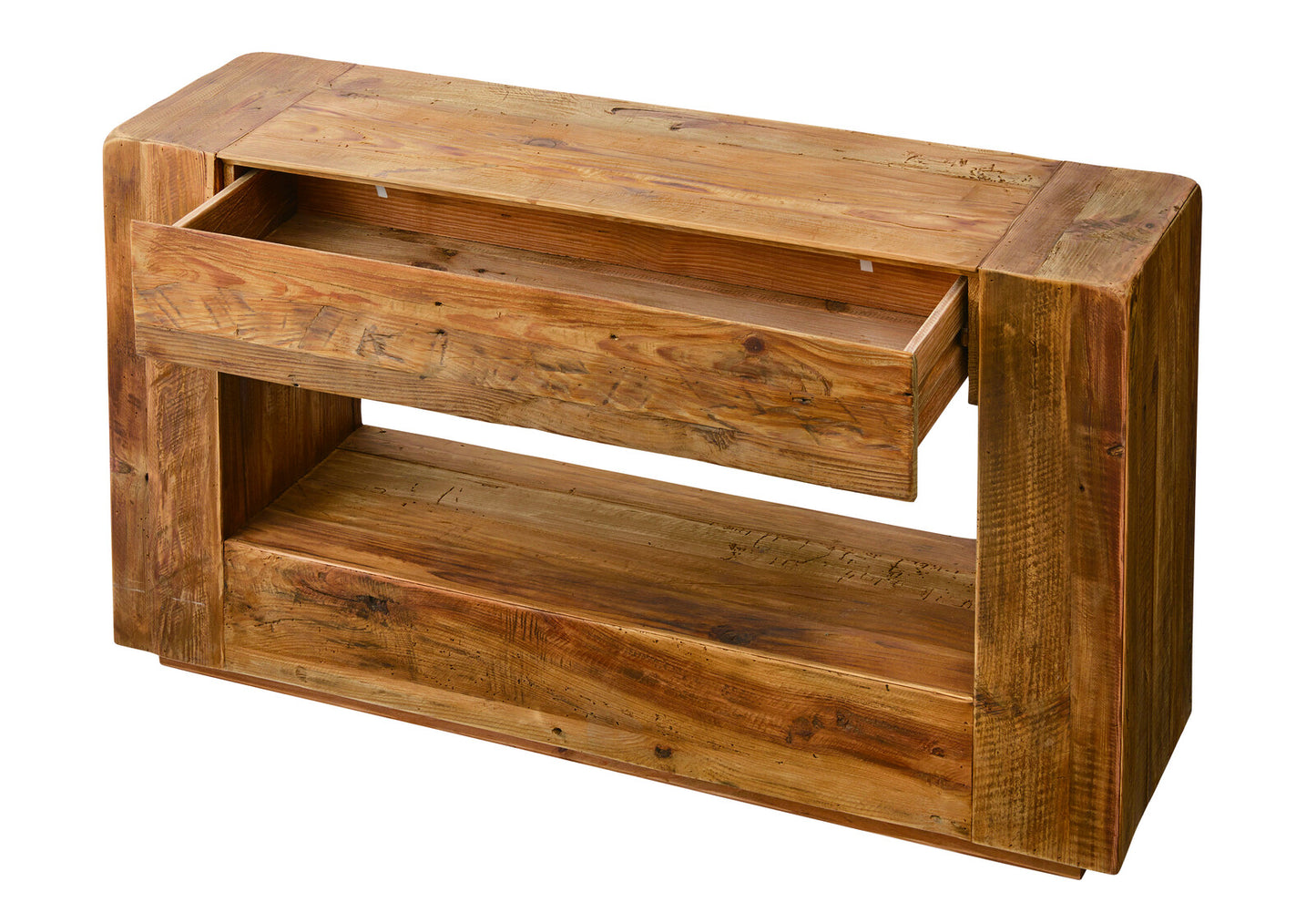 コンソール キャビネット 木製 収納棚 リビング収納 古材 ヴィンテージ コンソールテーブル サイドボード