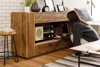 コンソール キャビネット 木製 収納棚 リビング収納 古材 ヴィンテージ コンソールテーブル サイドボード