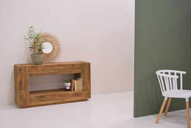 コンソール キャビネット 木製 収納棚 リビング収納 古材 ヴィンテージ コンソールテーブル サイドボード