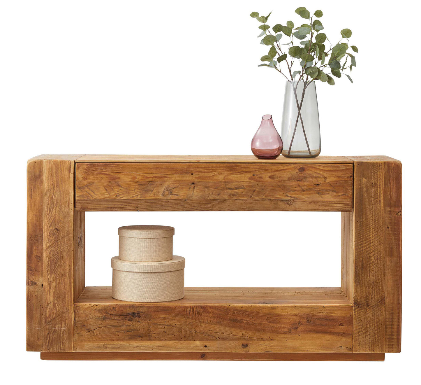 コンソール キャビネット 木製 収納棚 リビング収納 古材 ヴィンテージ コンソールテーブル サイドボード