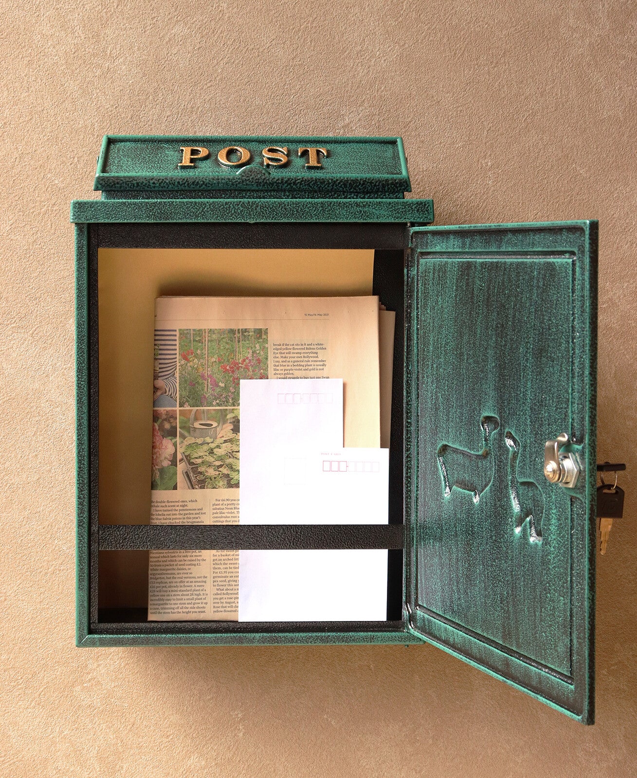 鋳物壁掛けポスト　Deer-ディアー-　