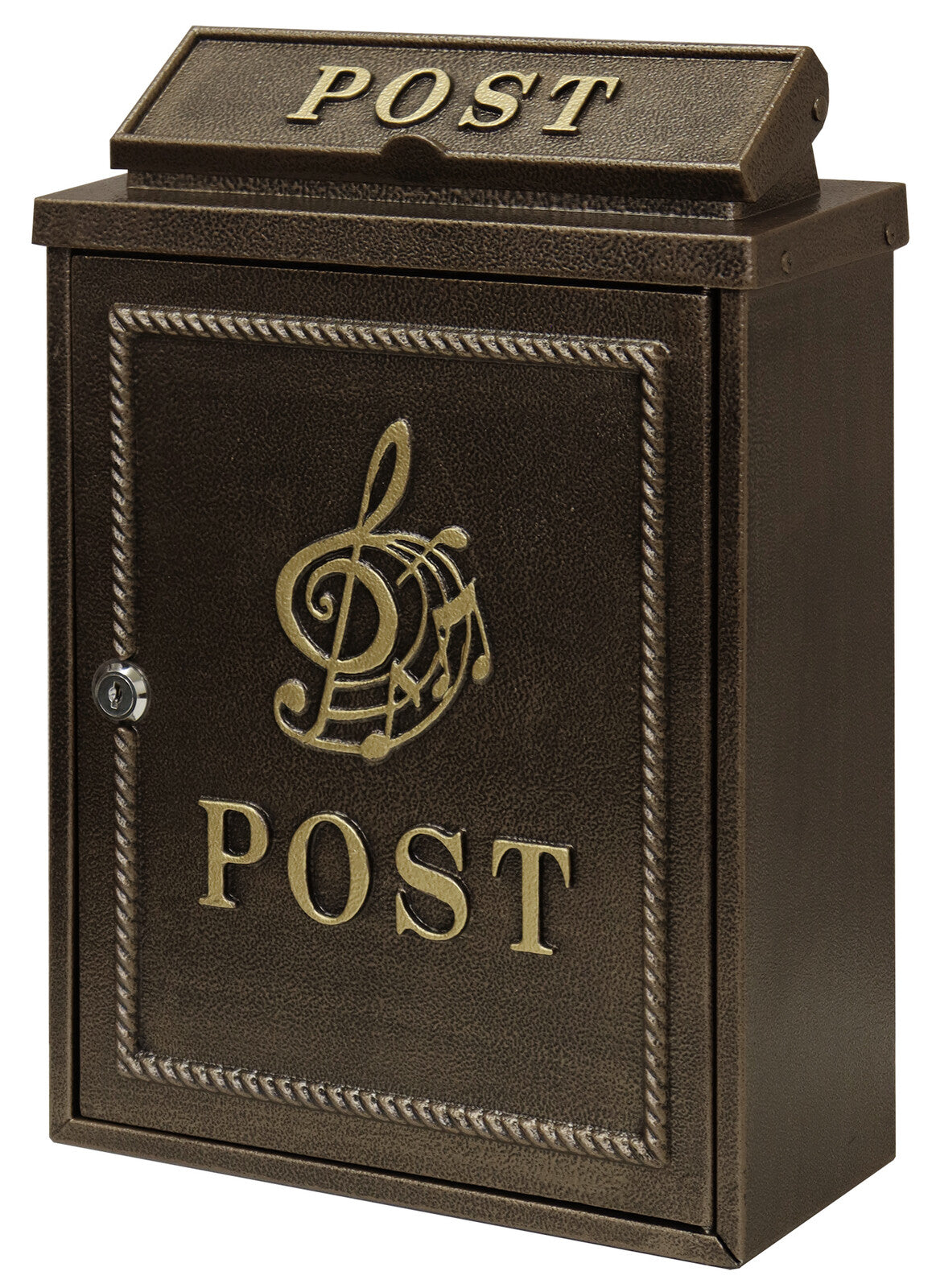 鋳物壁掛けポスト　Musical note-ミュージカルノート-　