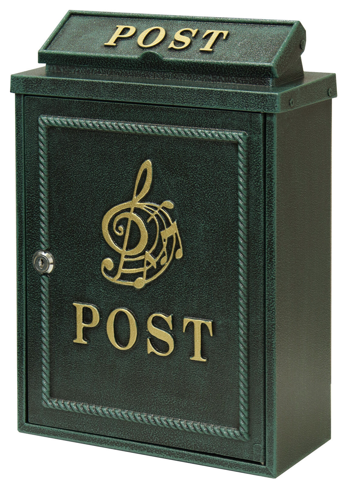 鋳物壁掛けポスト　Musical note-ミュージカルノート-　