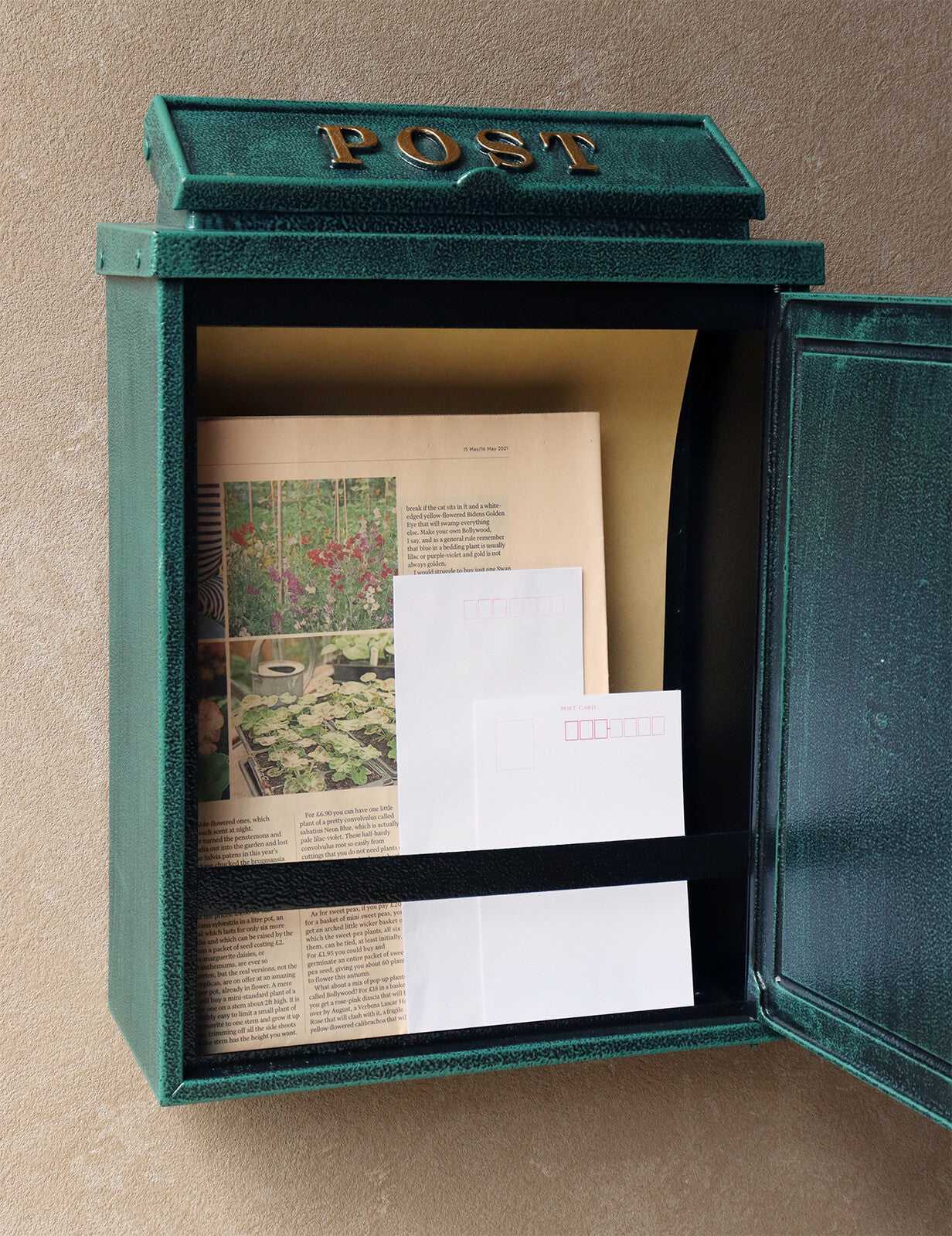 鋳物壁掛けポスト　Musical note-ミュージカルノート-　