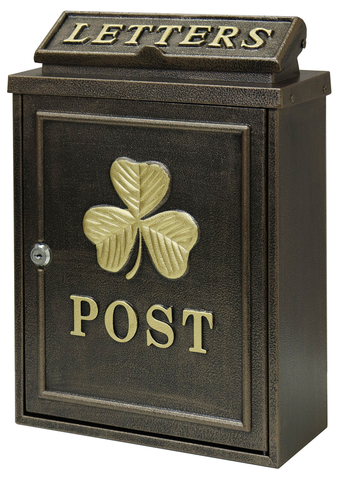 鋳物壁掛けポスト　Clover-クローバー-