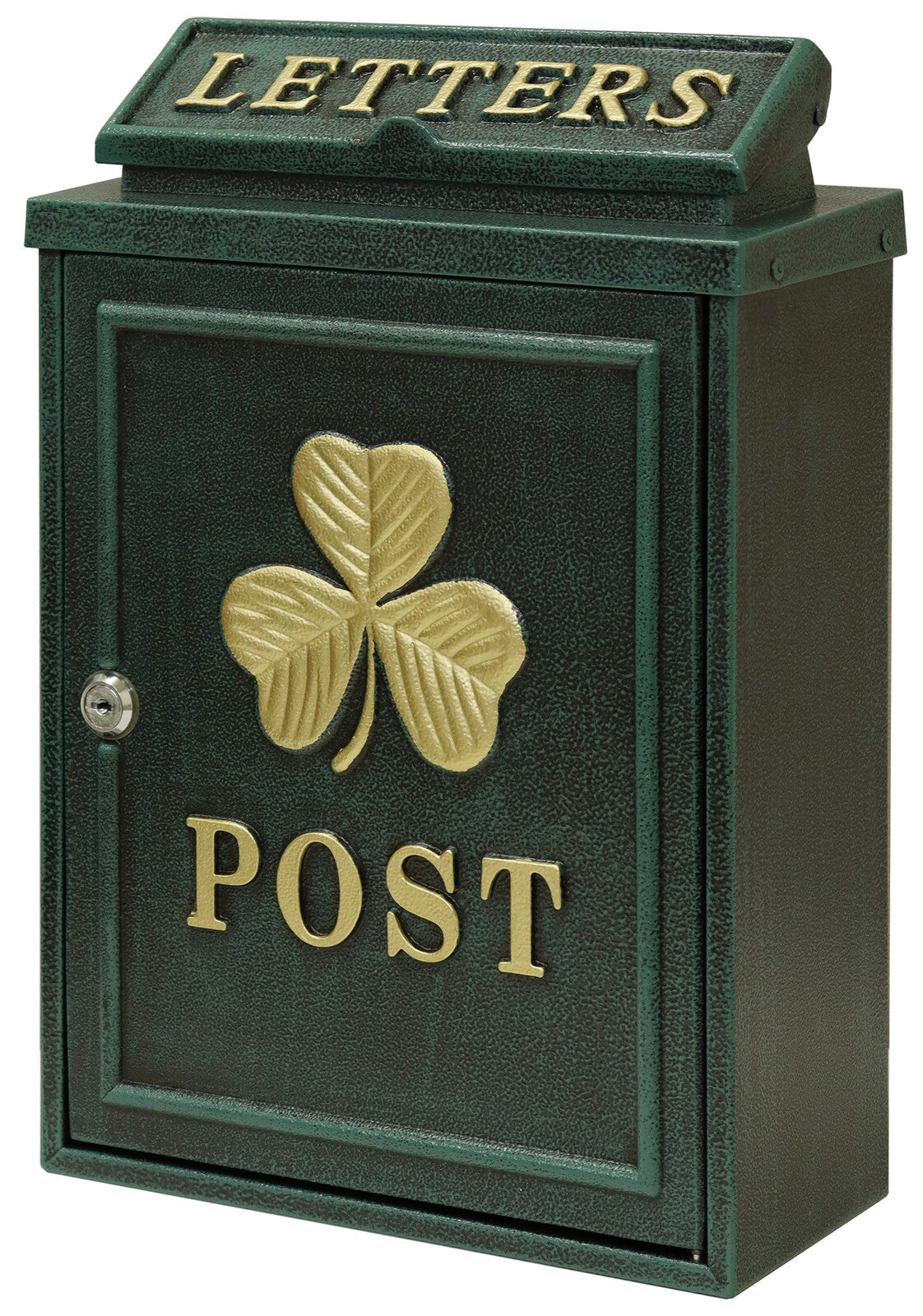 鋳物壁掛けポスト　Clover-クローバー-