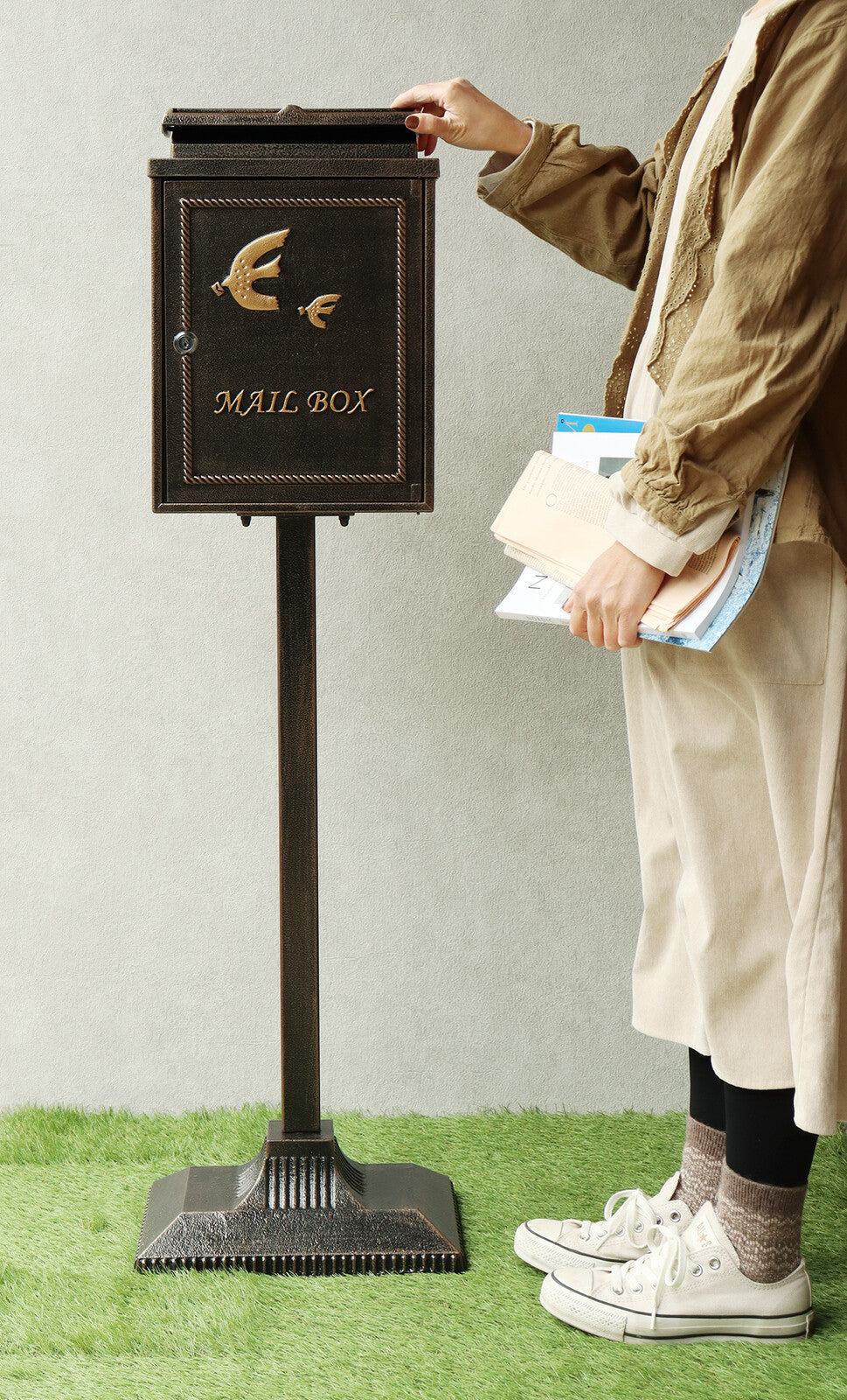 鋳物スタンドポスト　Kotorino-コトリノ