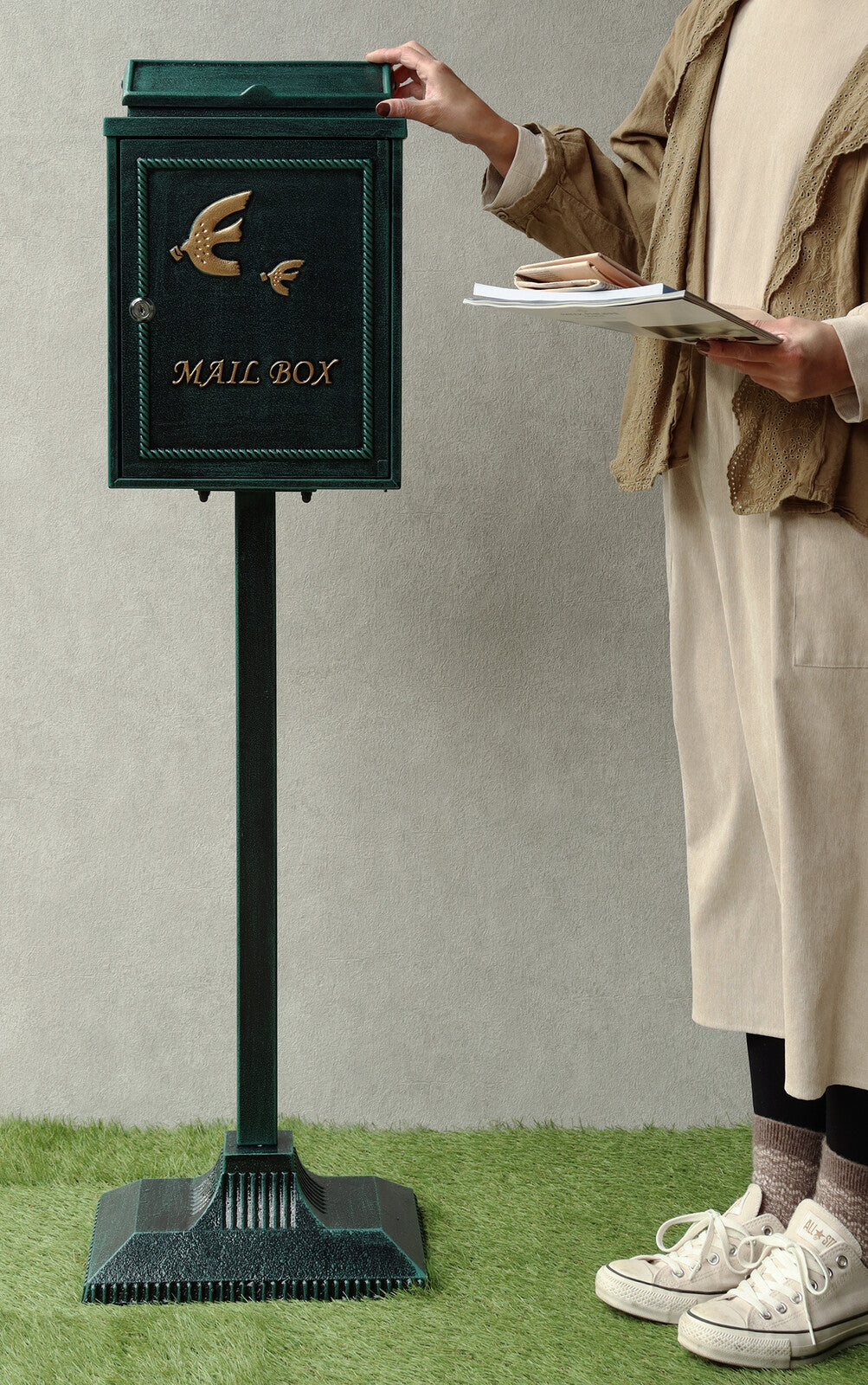 鋳物スタンドポスト　Kotorino-コトリノ