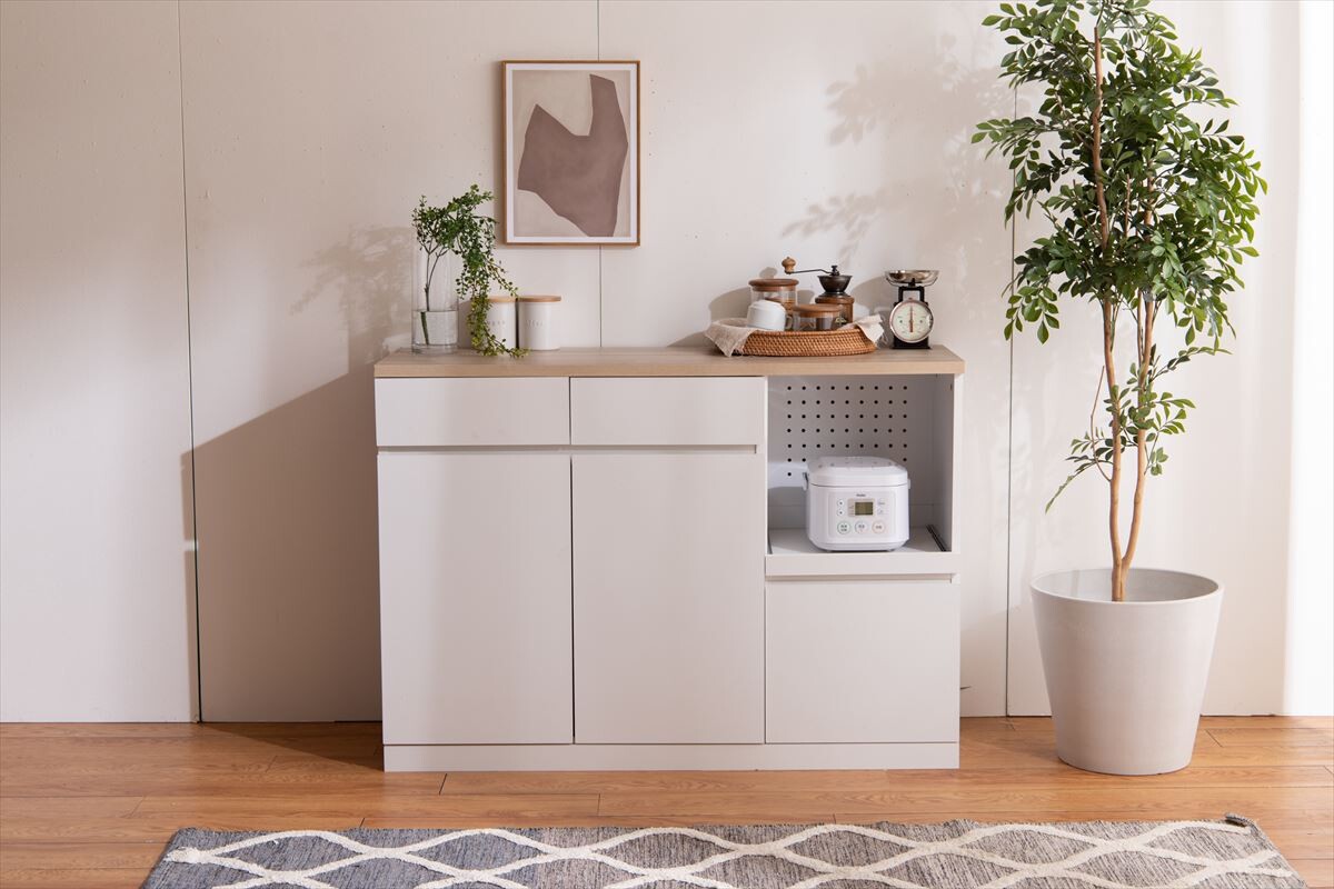 【幅120cm】 Koti キッチンカウンター