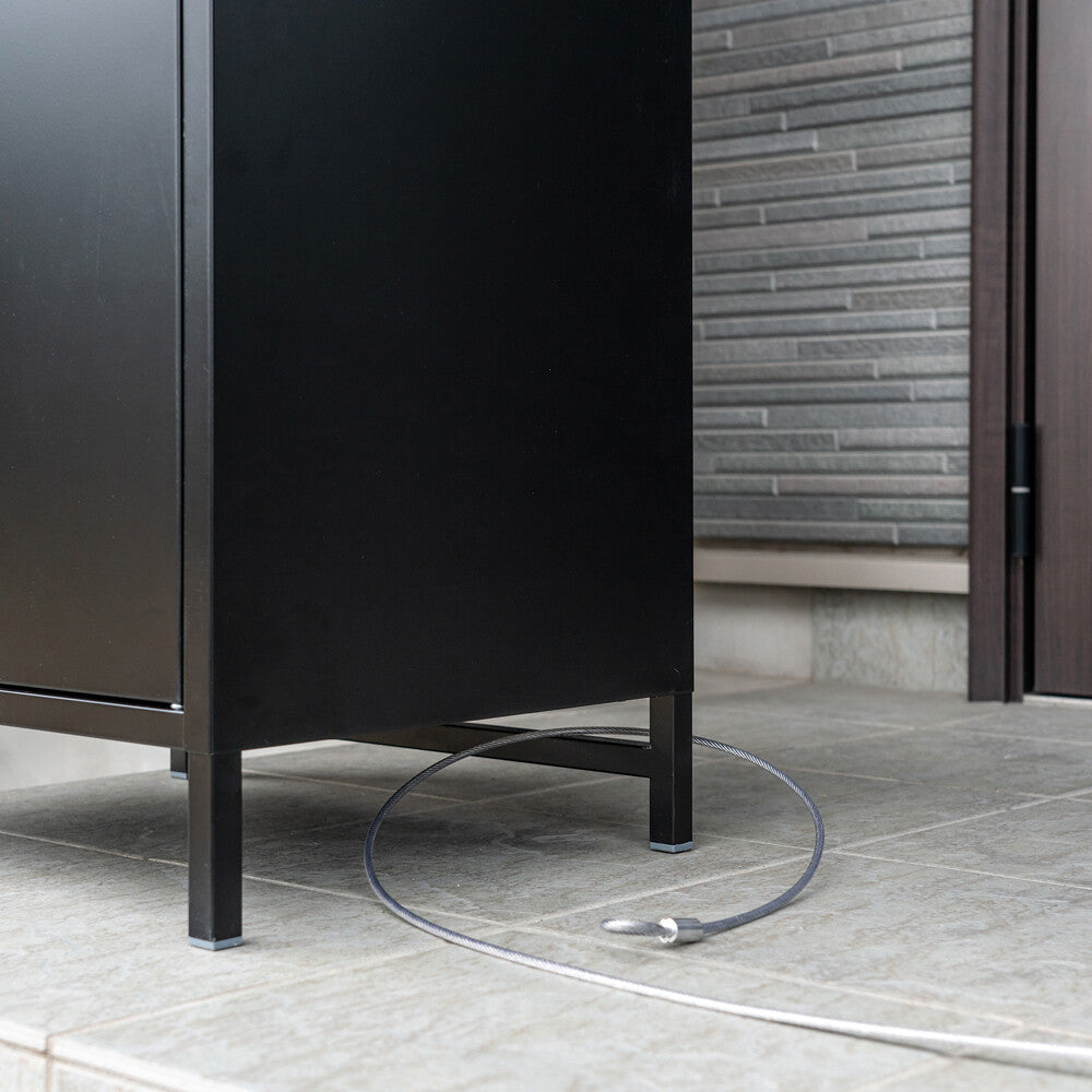 DELIO宅配ボックス 2ドア ハイタイプ BK/BR/GN/WH