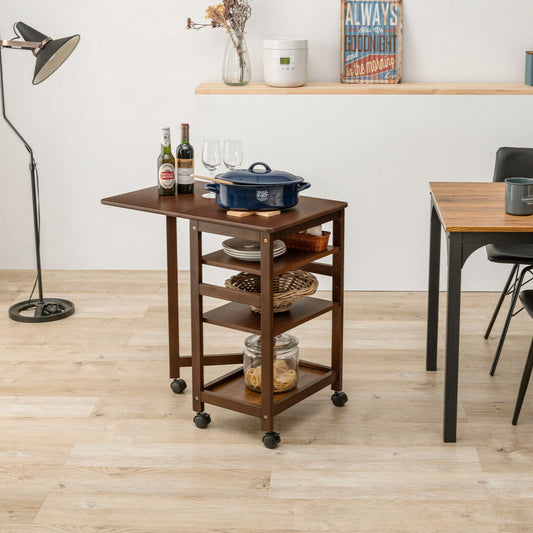 片バタキッチンワゴン 3段 4段