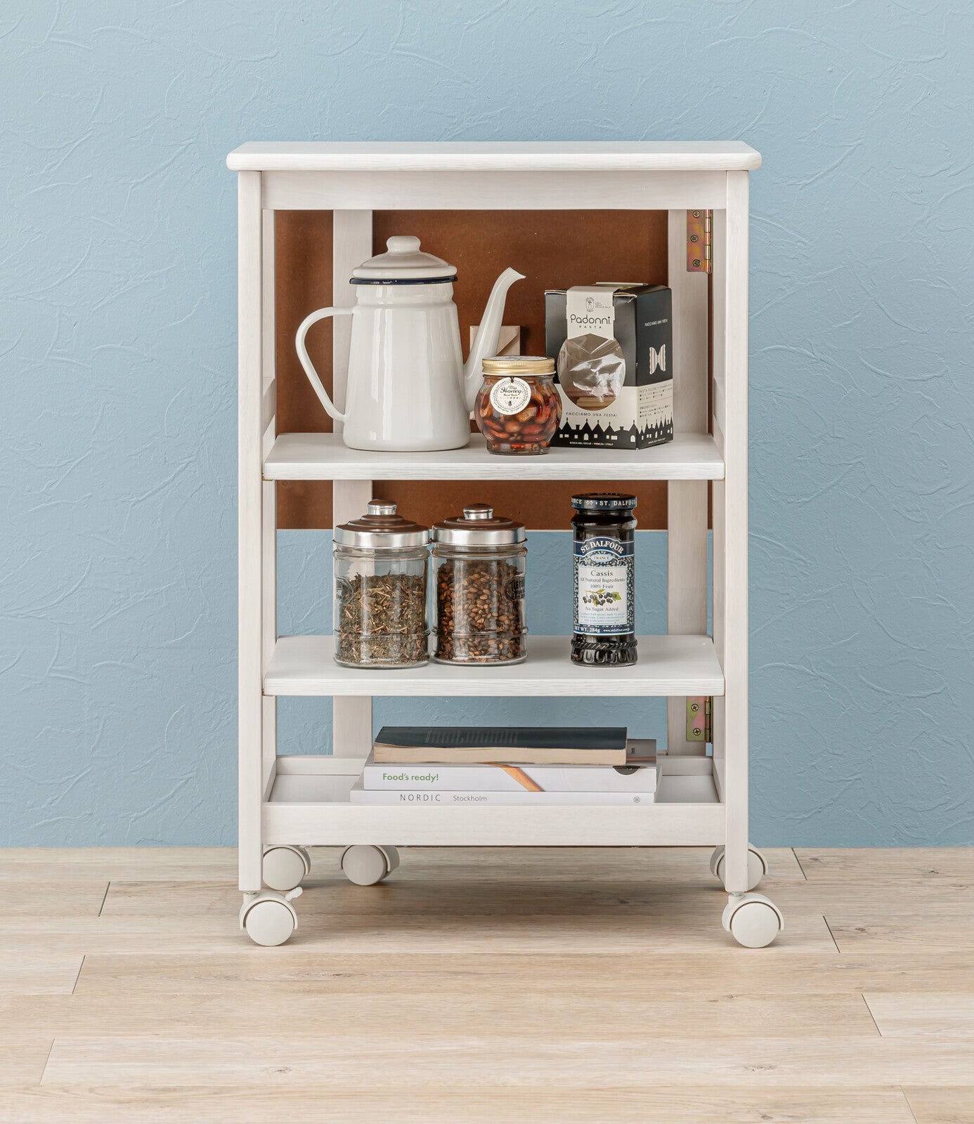 片バタキッチンワゴン 3段 4段