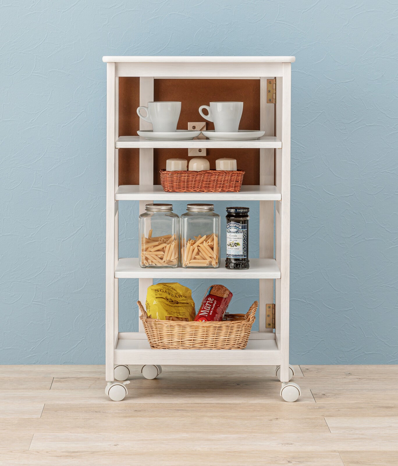 片バタキッチンワゴン 3段 4段