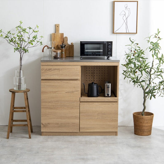 【幅90cm】Feliz ステンレス天板レンジ台