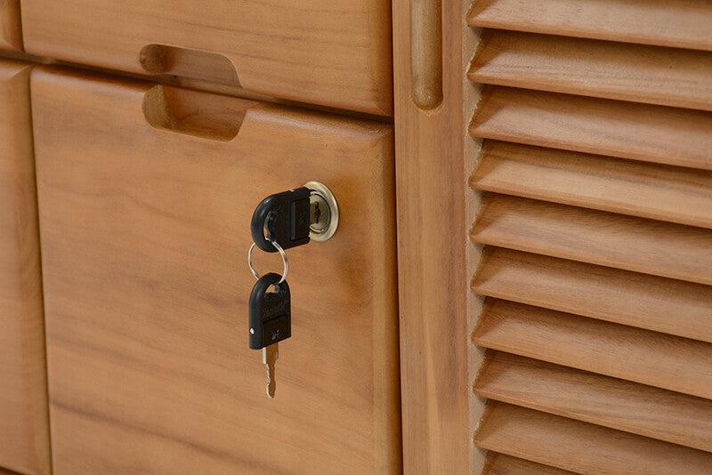 天然木鍵付き引き出しいっぱいFAX台 コンセント付き 76cm幅 96cm幅