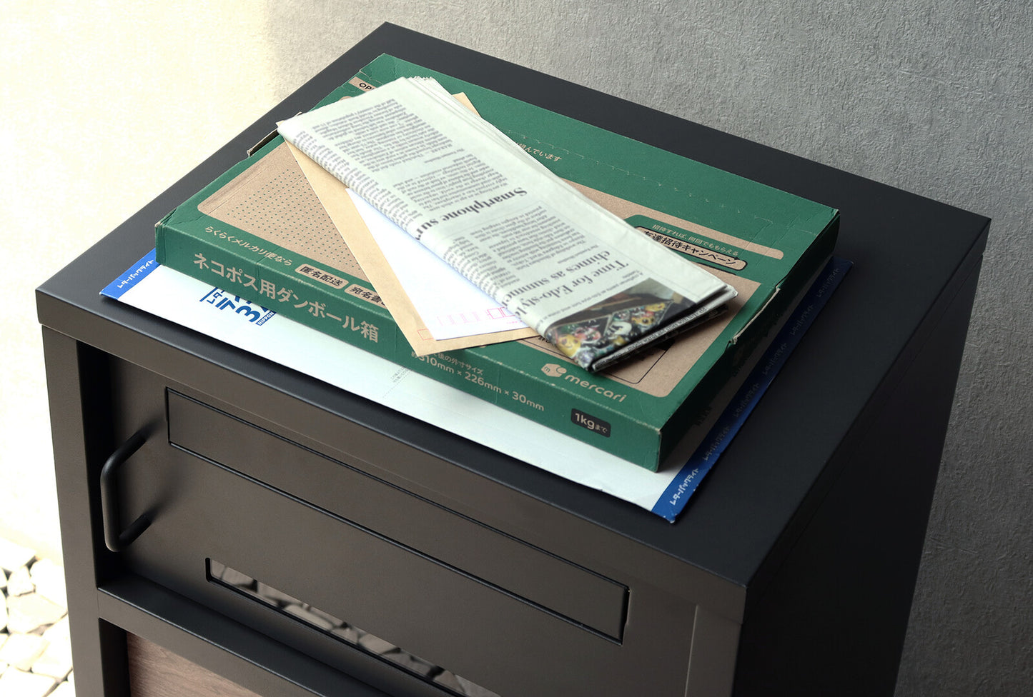 宅配ボックス付ポスト　Lauro-ラウロ-