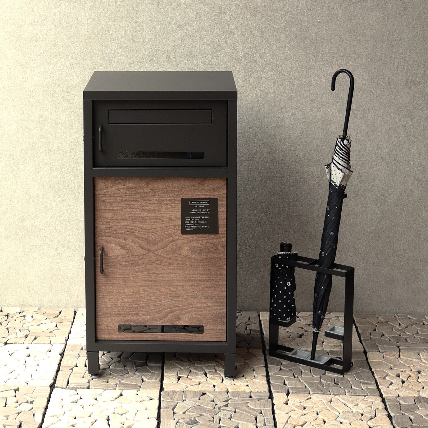 宅配ボックス付ポスト　Lauro-ラウロ-