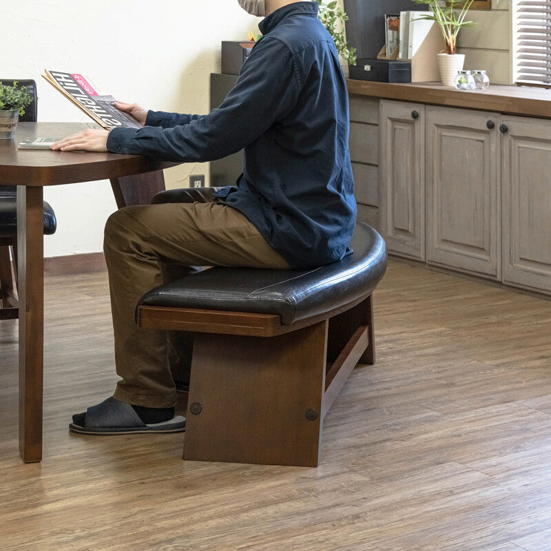 ③-②LUNAダイニングベンチ　