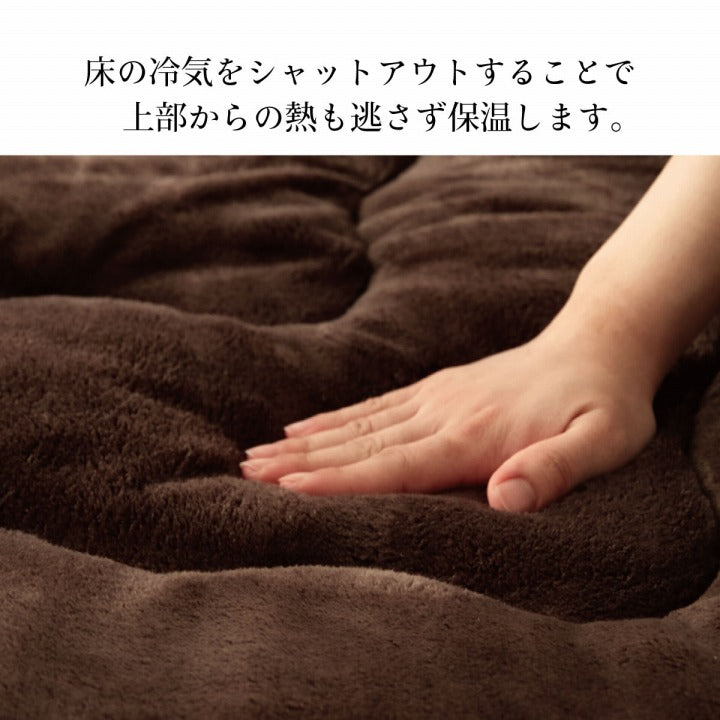 こたつ敷き布団・ラグ 正方形・長方形｜撥水・蓄熱断熱6層タイプ