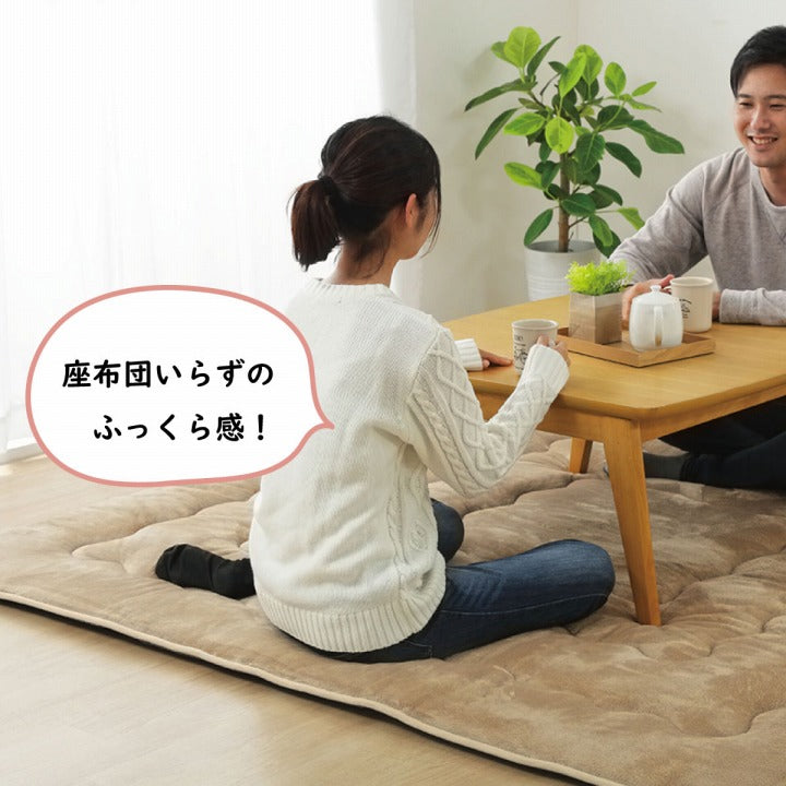 こたつ敷き布団・ラグ 正方形・長方形｜撥水・蓄熱断熱6層タイプ