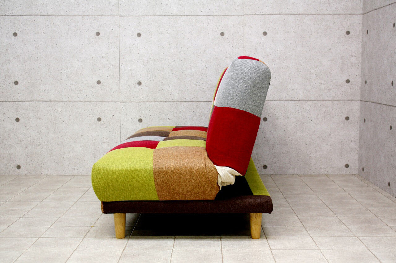 ソファベッド リクライニング セパレート カラフル