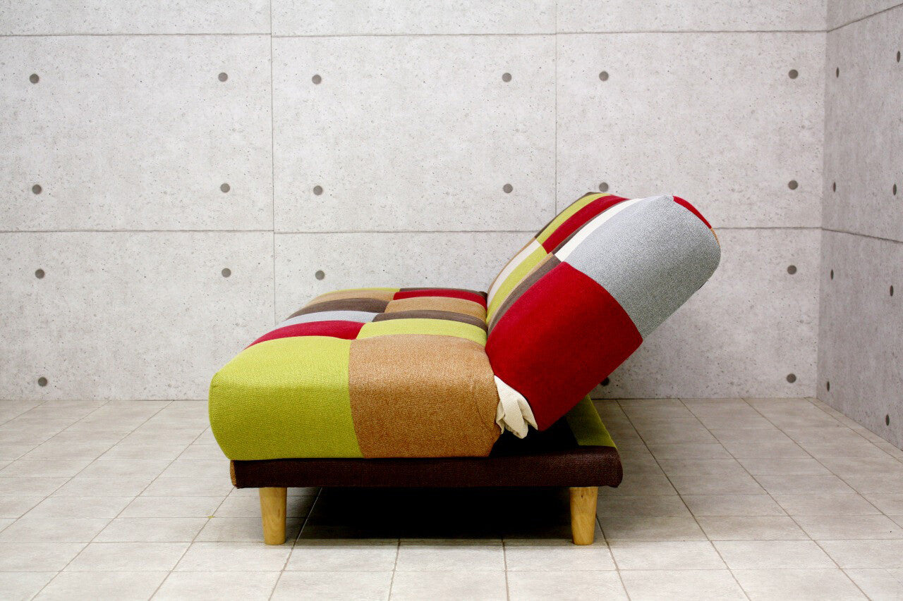 ソファベッド リクライニング セパレート カラフル