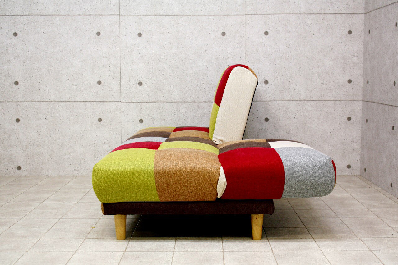 ソファベッド リクライニング セパレート カラフル