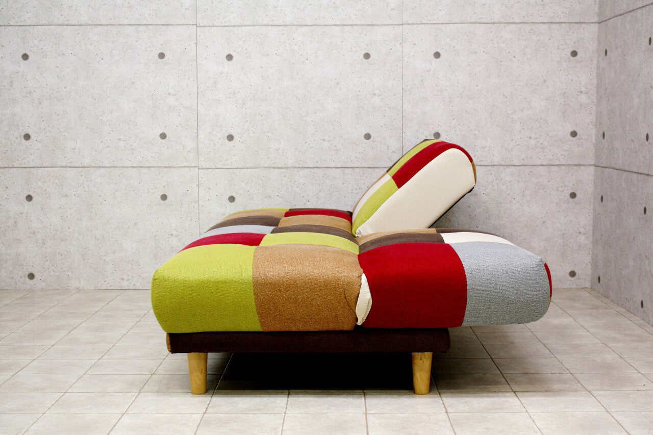 ソファベッド リクライニング セパレート カラフル