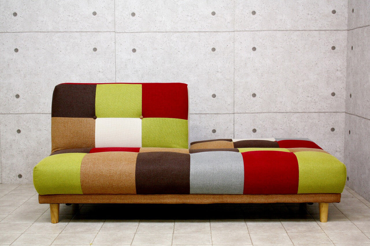 ソファベッド リクライニング セパレート カラフル