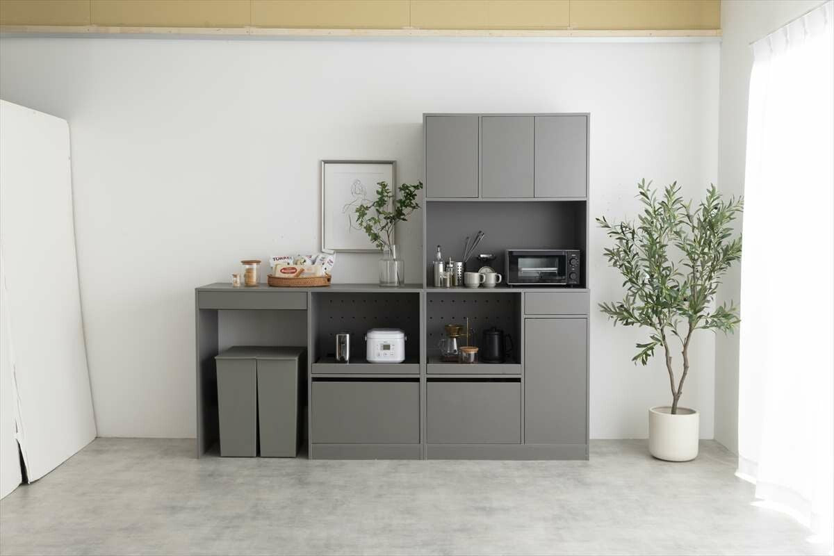 【幅88cm】Conina 食器棚