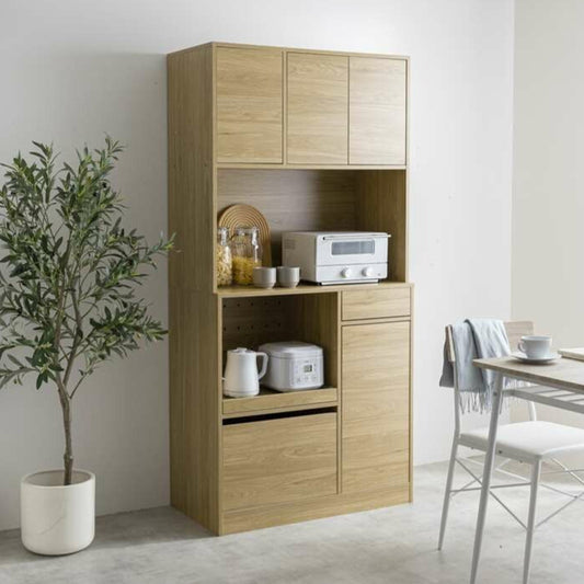 【幅88cm】Conina 食器棚